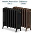 CI-NE475-4-D-003-004 - Georgian 4 Column Cast Iron Radiator H505mm x W2397mm CI-NE475-4-D-003-004 - Georgian 4 Column Cast Iron Radiator H505mm x W2397mm